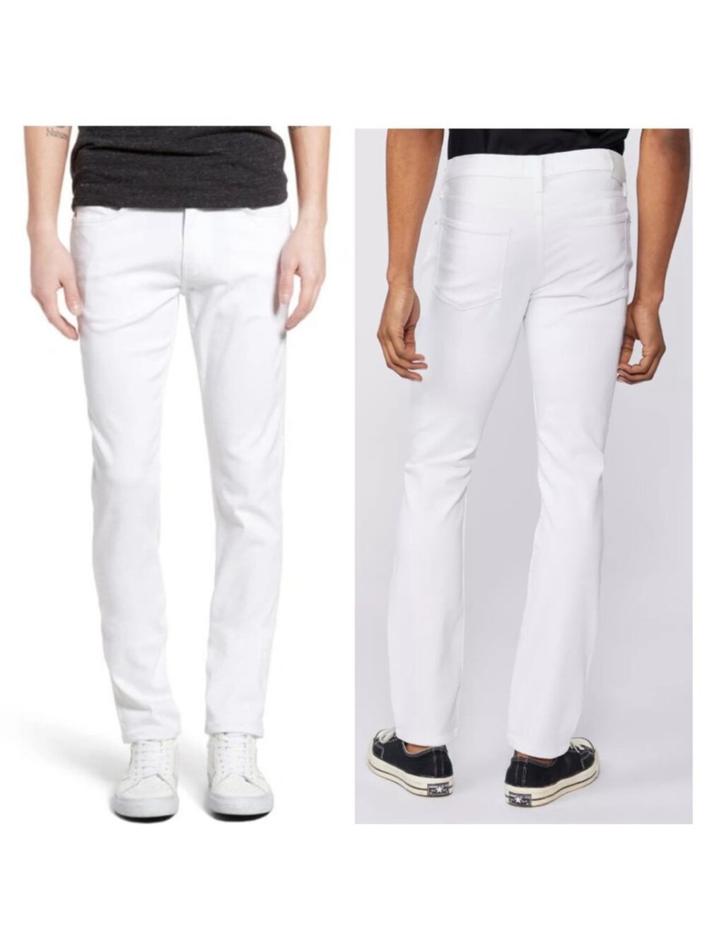 PAIGE Lennox White Jeans in Icecap  $199